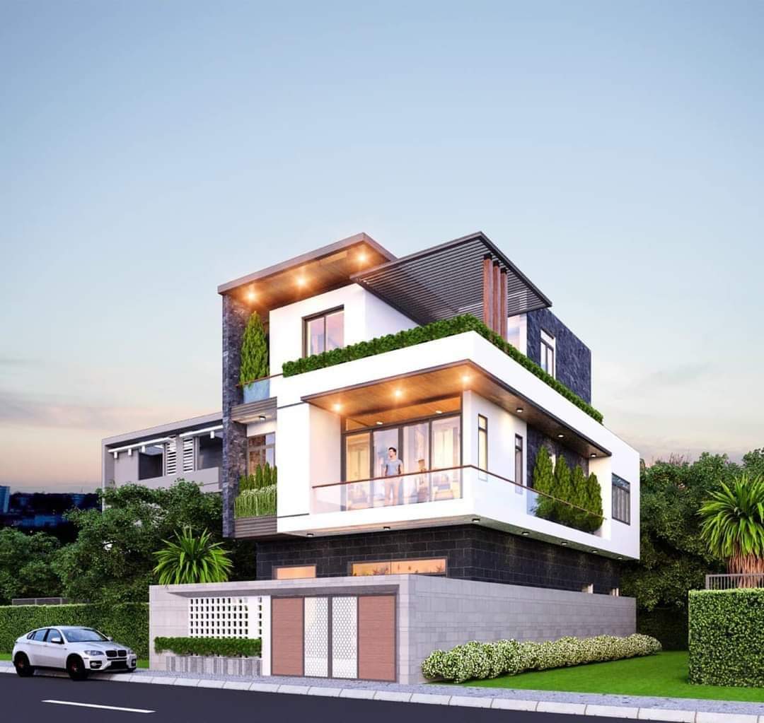 Hình ảnh thiết kế kiến trúc biệt thự